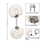 Ultra Fluffy White Furry Cuffs – Soft Bondage Handcuffs > Bondage Gear > Handcuffs