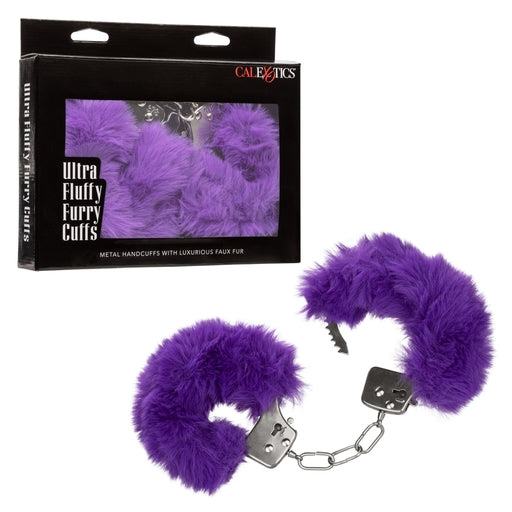 Ultra Fluffy Purple Furry Handcuffs Default Title > Bondage Gear > Handcuffs