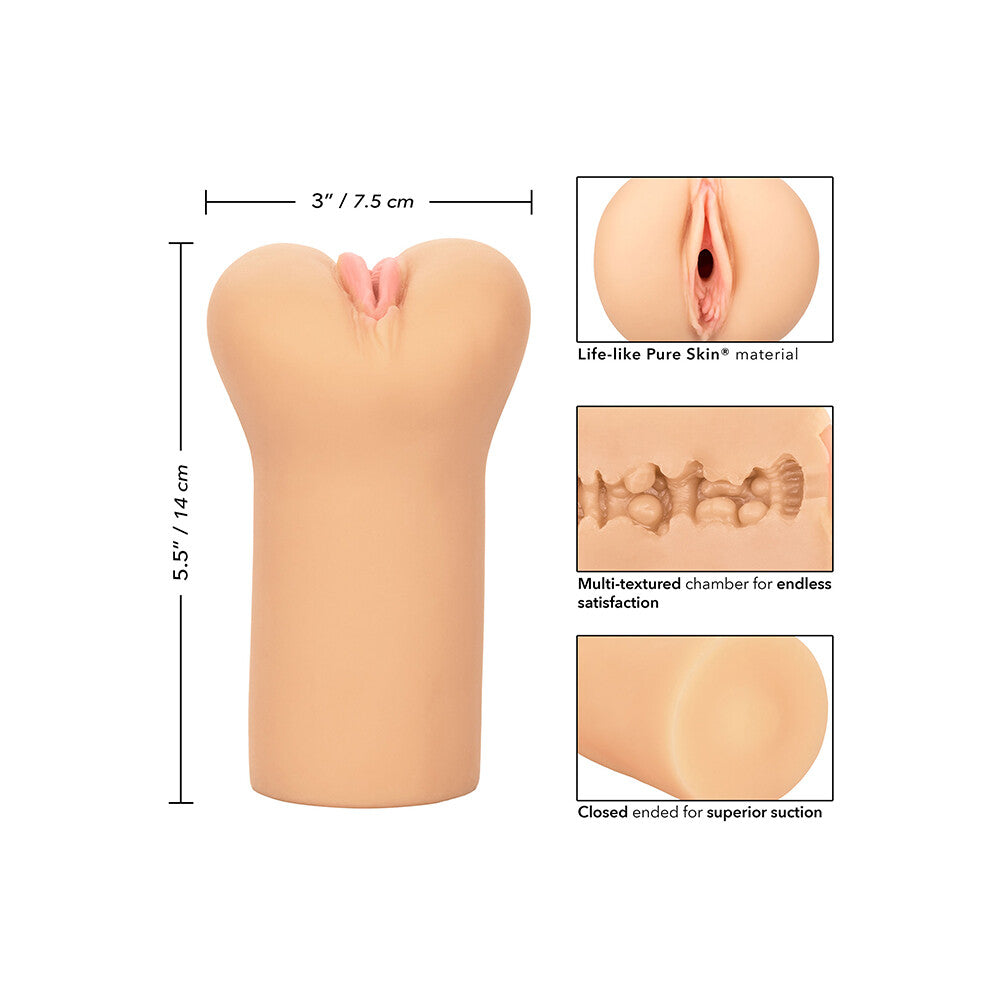 Boundless Vulva Masturbator Flesh Pink > Sex Toys For Men > Masturbators > Manual