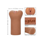 Boundless Vulva Masturbator (Flesh Brown) – Realistic Masturbator > Sex Toys For Men > Masturbators > Manual