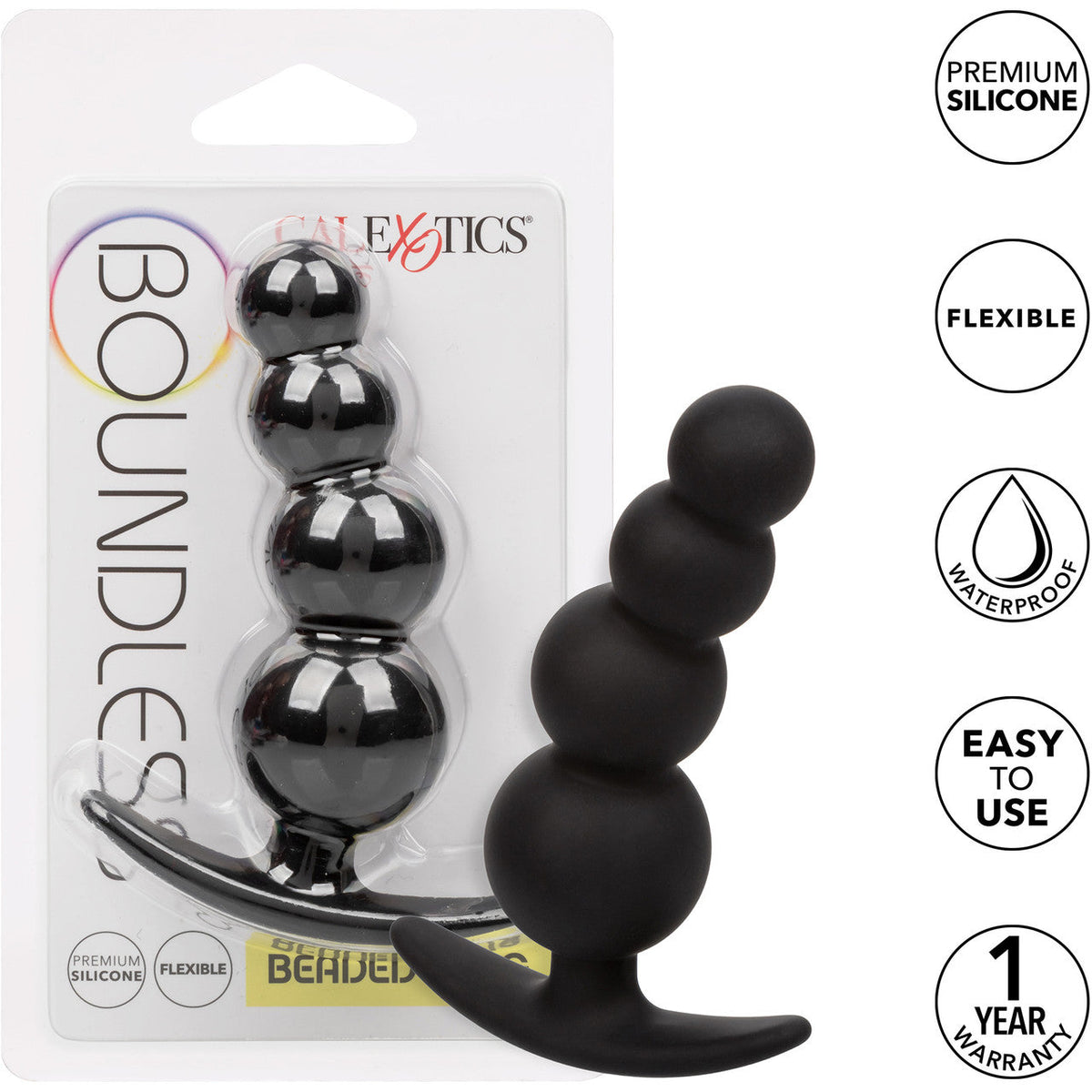 Boundless Beaded Anal Plug 3.5 Inch > Anal Range > Butt Plugs