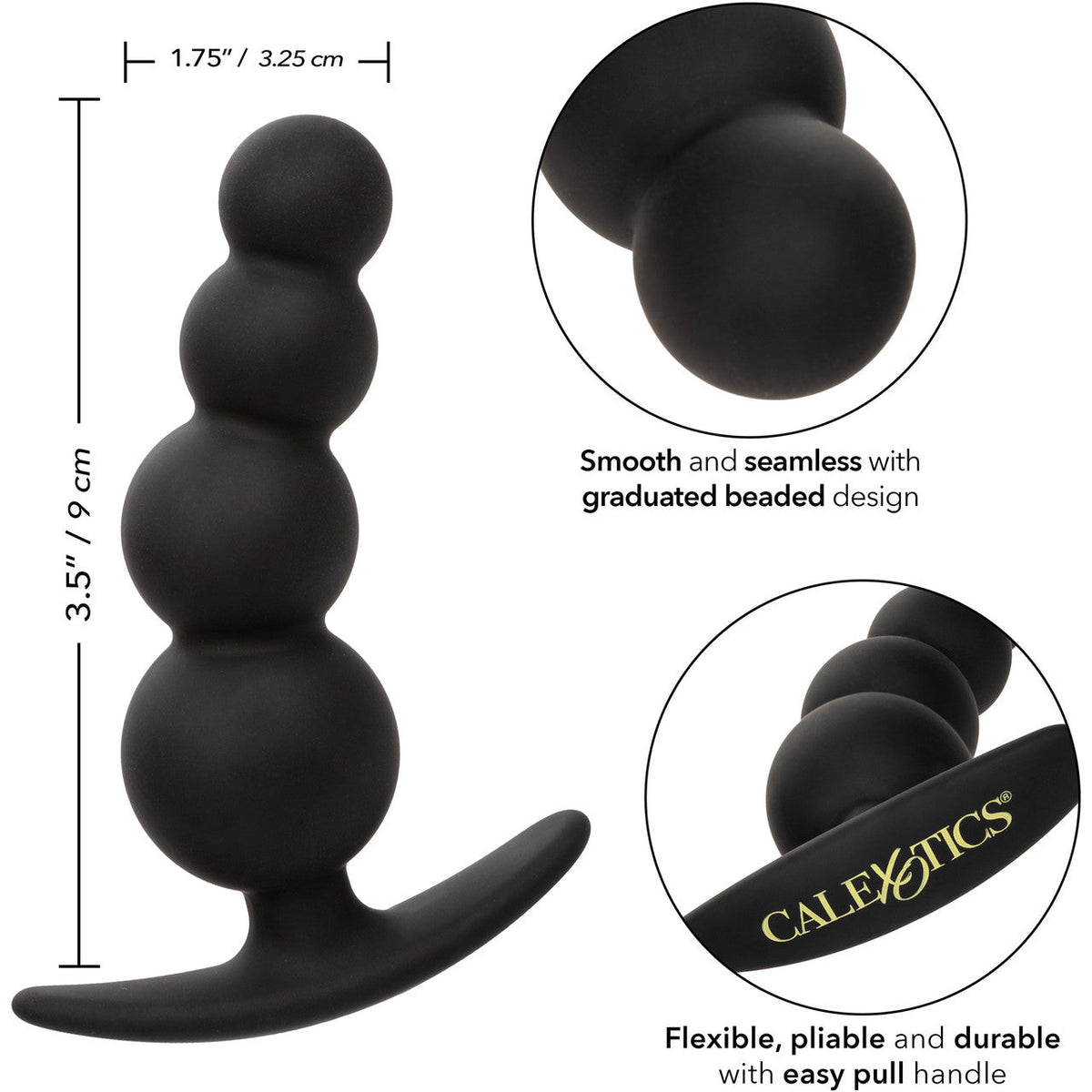 Boundless Beaded Anal Plug 3.5 Inch > Anal Range > Butt Plugs
