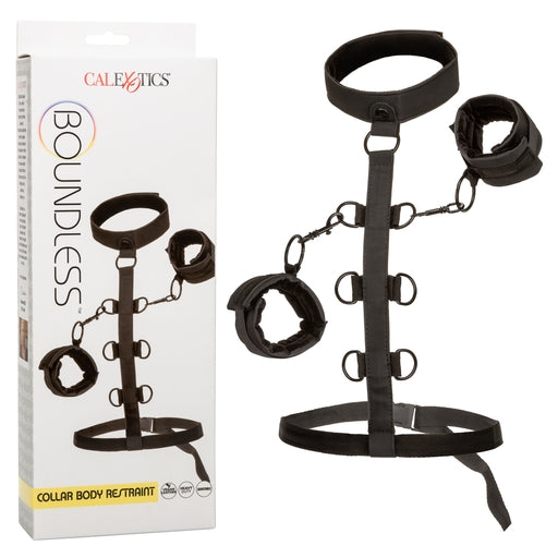 Boundless Collar Body Restraint – Adjustable Body Restraint Black Black > Bondage Gear > Restraints