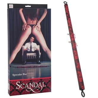 Scandal Spreader Bar Restraint for Enhanced Bondage Play Red Restraints