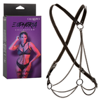Euphoria Collection Multi Chain Harness with Black Vegan Leather and Velvet Interior > Clothes > Womens Harnesses