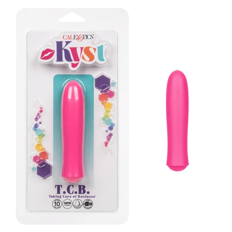 Kyst T.C.B. Taking Care of Business Mini Massager Pink 4-Inch Satin Finish Pink BULLETS