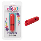 Kyst Flicker Mini (Pink) – Waterproof Mini Massager with Flickering Tongue Tip and 10 Vibration Functions Red Red > Vibrators > Finger Vibrators