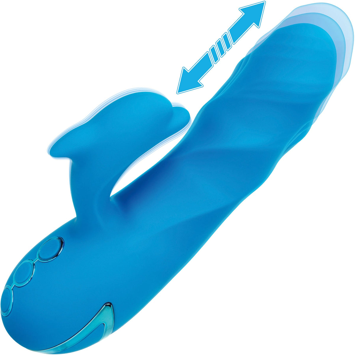Summer Lovin Frisco Fantasy – Waterproof Silicone Thrusting Stimulator > Vibrators > Ladies > Rabbit