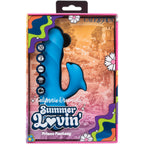 Summer Lovin Frisco Fantasy – Waterproof Silicone Thrusting Stimulator Blue > Vibrators > Ladies > Rabbit