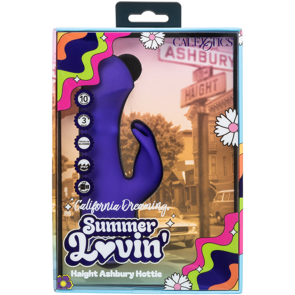 California Dreaming – Silicone Waterproof Dual Motor Stimulator Purple > Vibrators > G-Spot