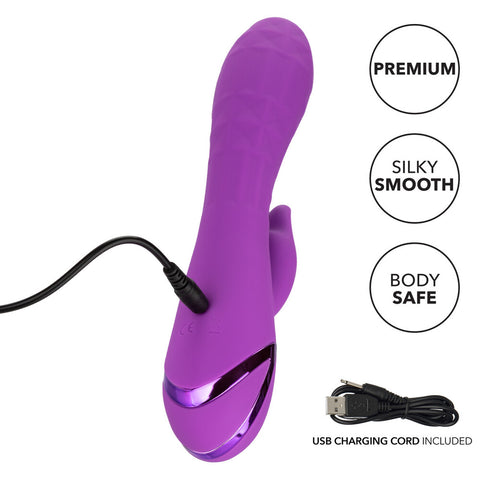 Rechargeable Valley Vamp Clitoral Vibrator With Rhythm VIBRATORS-RABBIT