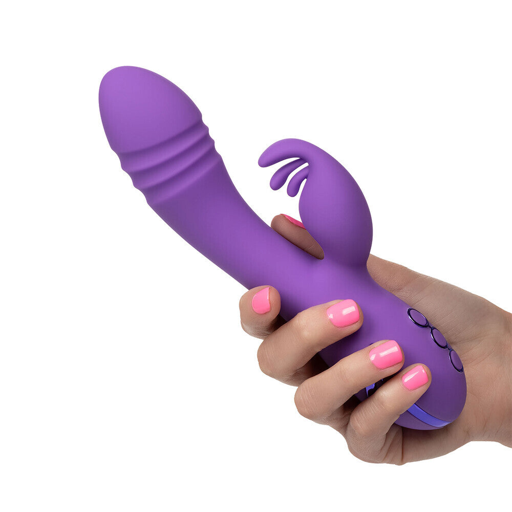 West Coast Wave Rider 4.5 Inch Rotating G Vibrator with Clitoral Stimulator Secondary image