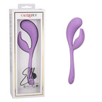 Elle Liquid Silicone Dual Flicker Vibrator in Purple with 10 Vibration Functions and Rechargeable > Vibrators > Ladies > Rabbit