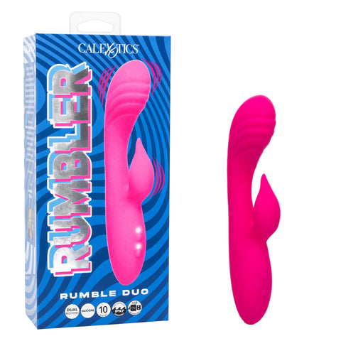 Rumbler Rumble Duo (Pink) – Rechargeable Dual Massager Vibrator Default Title Vibrators - G Spot