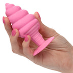 Naughty Bits Pink Ice Cream Cone Butt Plug - 3.75" x 1.75" > Anal Range > Butt Plugs
