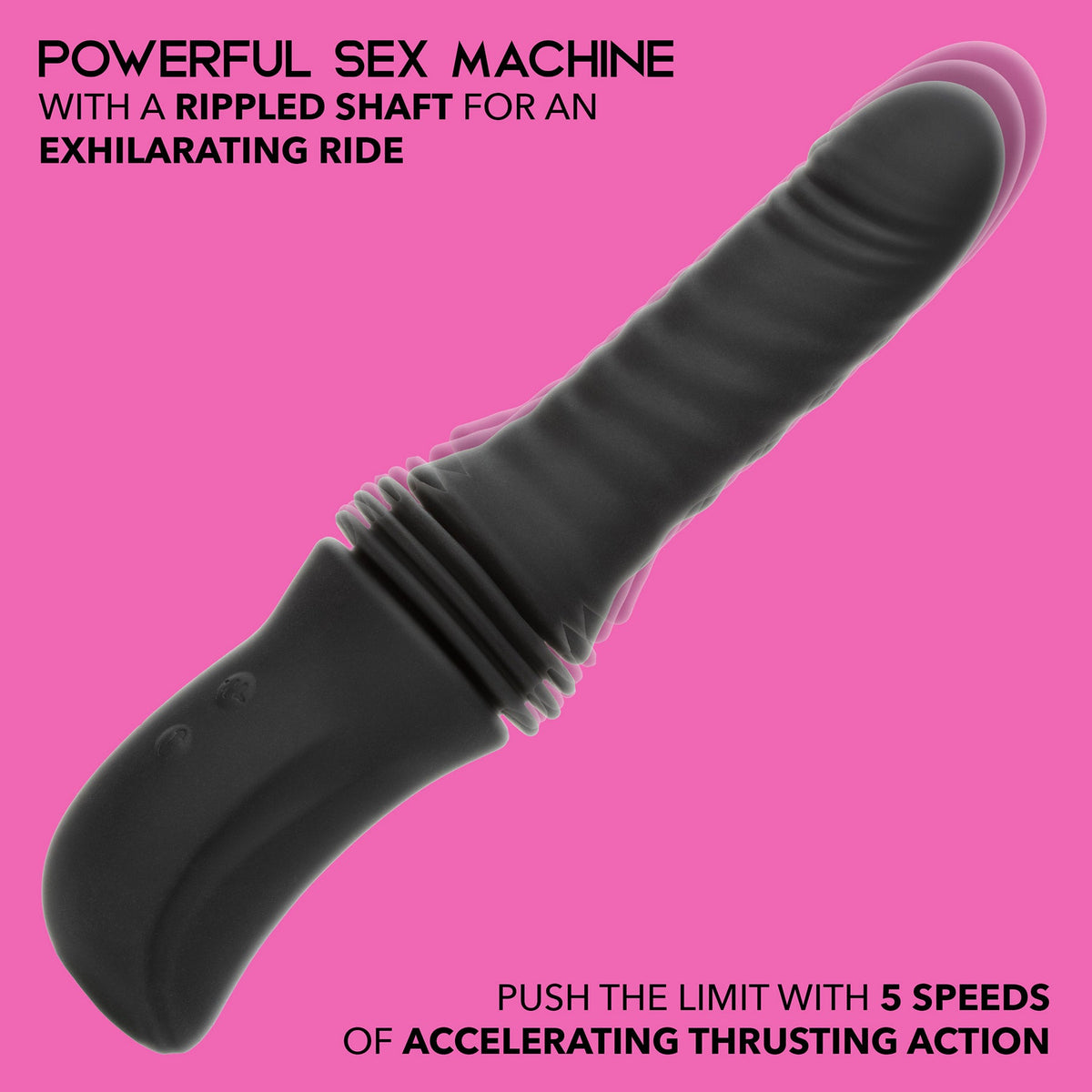 Overdrive Waterproof Thruster – Waterproof Powerful Thrusting Vibrator (10) > Dildos > Thrusting Dildos