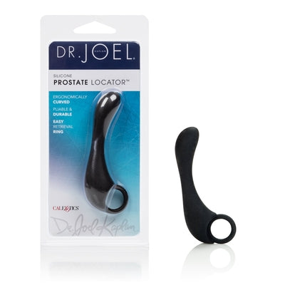 Dr. Joel Silicone Prostate Locator Probe for Comfortable Stimulation Black Anal Toys & Stimulators