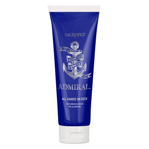 Admiral All Hands on Deck Masturbation Cream Tube 8 fl oz Blue Default Title Masturbation Cream