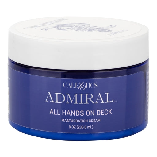 Admiral All Hands on Deck Masturbation Cream 8 Fl Oz Premium Moisturizing Lubricant with Almond Oil Default Title Masturbation Cream