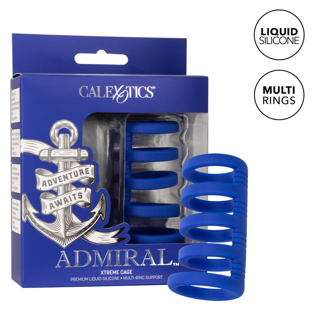 Admiral Xtreme Cage – Liquid Silicone Cock Cage > Bondage Gear > Male Chastity