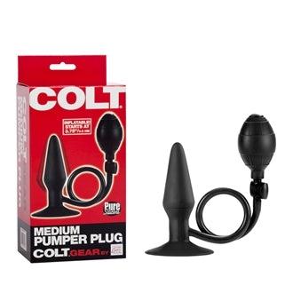 COLT Medium Pumper Inflatable Anal Plug Black > Anal Range > Tunnel and Stretchers