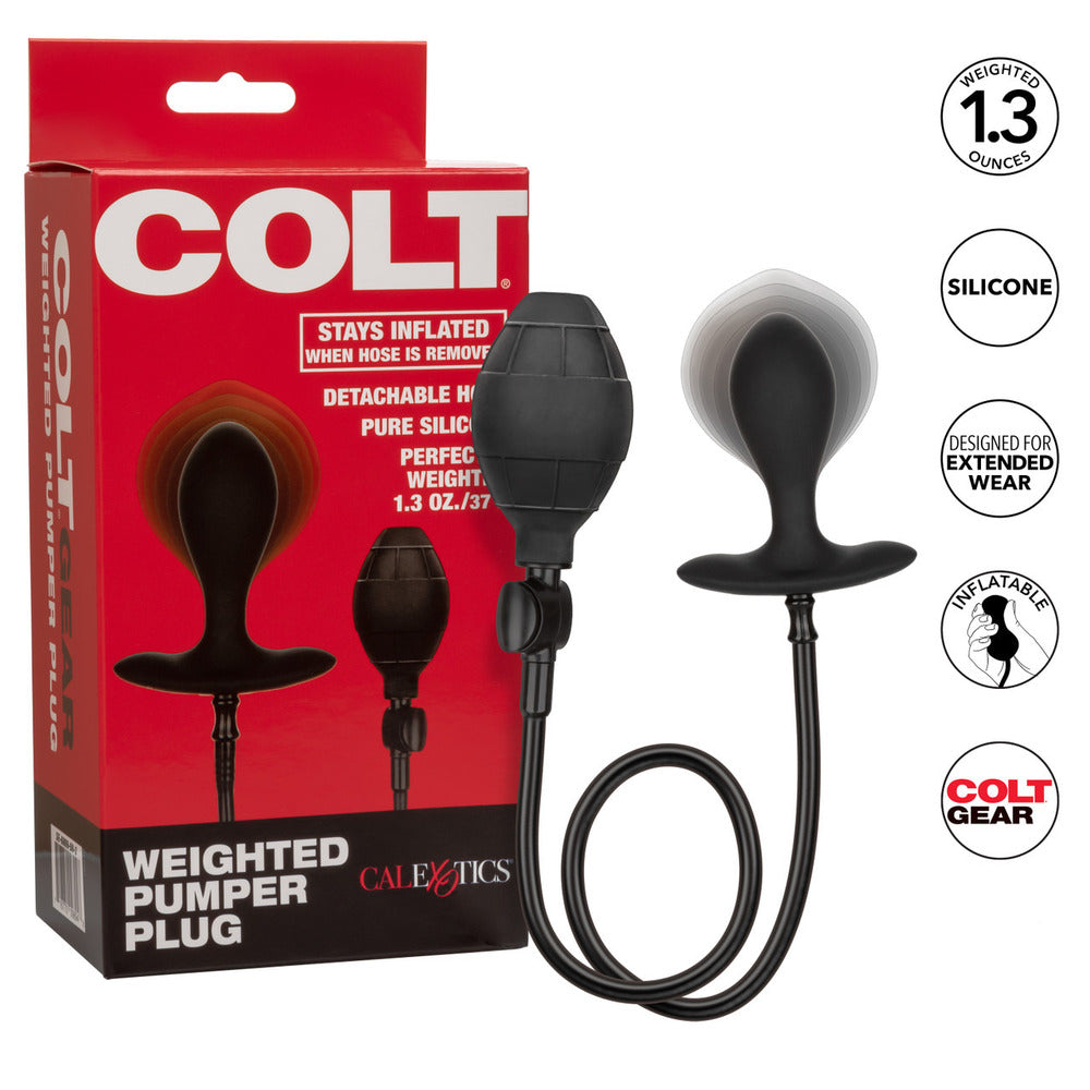 Colt Weighted Pumper Plug – Inflatable Silicone Probe 3 Inch Anal Plug > Anal Range > Tunnel and Stretchers