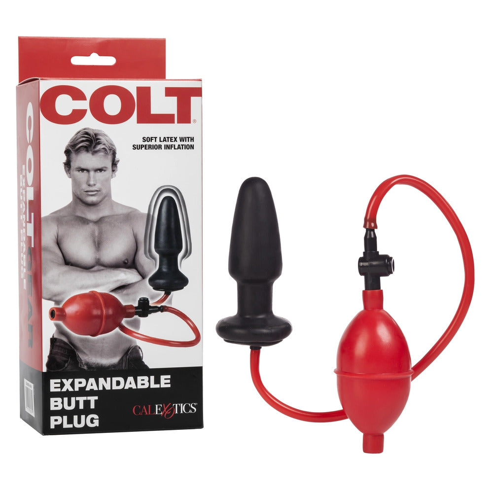 Colt Expandable Butt Plug – Adjustable Inflatable PVC and ABS Anal Toy with 4-Inch Insertable Length > Anal Range > Tunnel and Stretchers