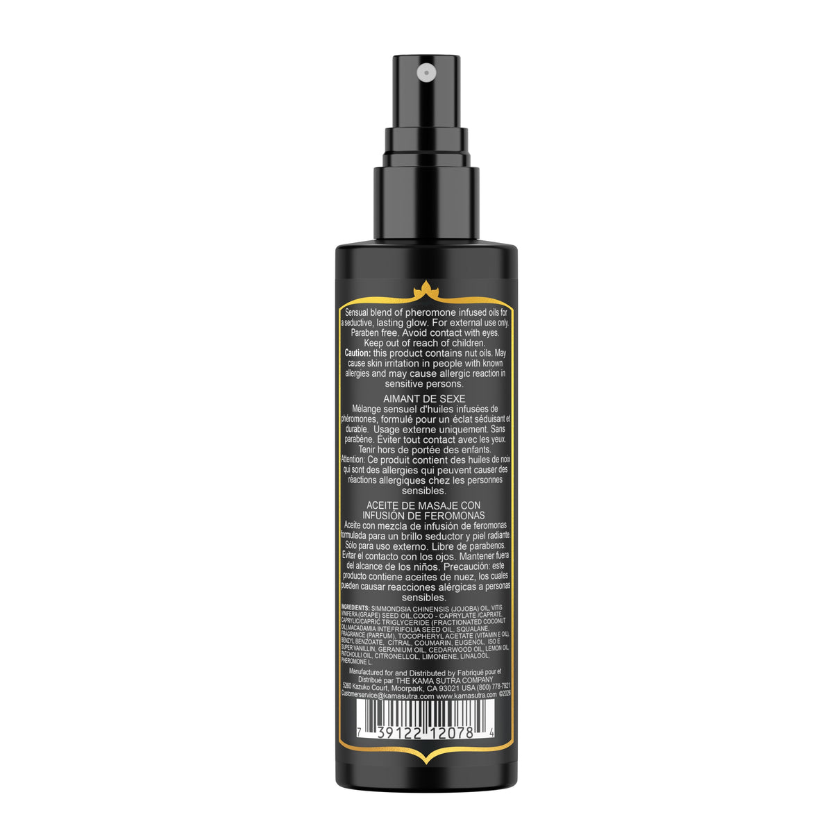Sex Magnet Vanilla Amber – Pheromone Body Spray 4oz > Essentials > Aphrodisiacs
