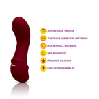 Viben Zaina Mini Rollerball G-Spot Vibrator in Ruby Color > Sex Toys For Ladies > G-Spot Vibrators