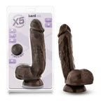 Blush X5 Hard On Realistic Dildo with Suction Cup 8.5 Inch Brown > Dildos > Realistic Dildos