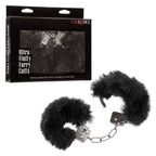 Ultra Fluffy Black Furry Bondage Cuffs > Bondage Gear > Handcuffs