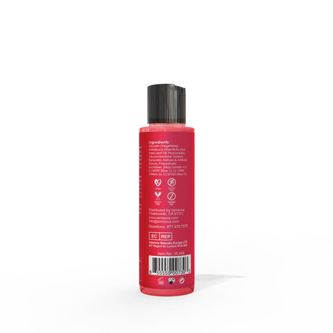 Sensuva Sizzle Lips Strawberry Edible Warming Gel 4.2 Oz Oral Gels & Sprays