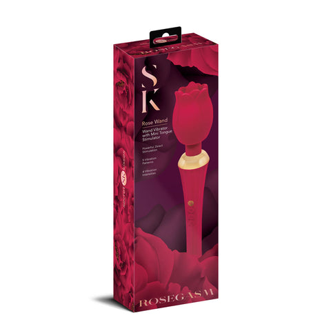Secret Kisses Rosegasm Rose Wand Rose Stimulators