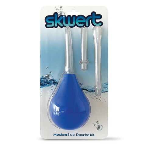 Skwert 4 Piece 8 Ounce Douche Medium Set for Personal Hygiene Douches