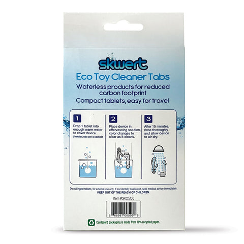 Skwert Eco Toy Cleaner Tabs - Eco-Friendly Cleaning Solution Toy Cleaners