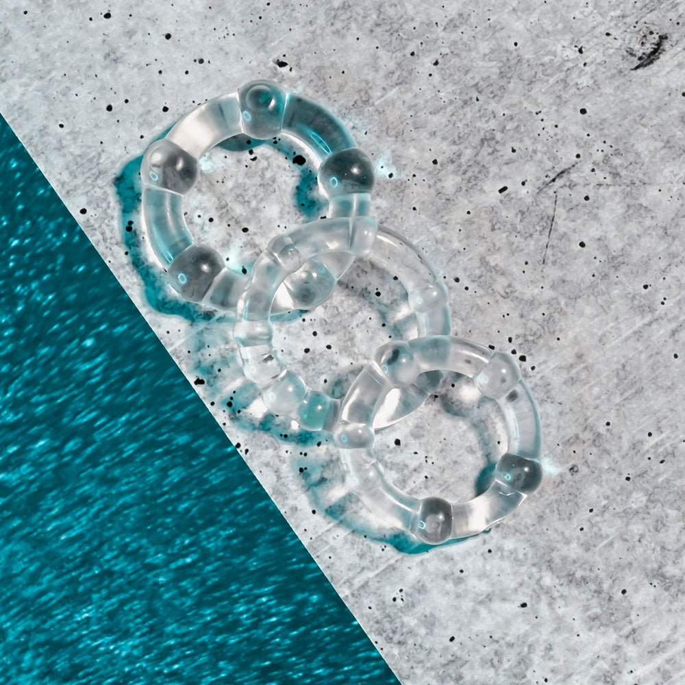 Selopa Cock Rings Set of 3 for Custom Fit Support > Cock Ring > Sets
