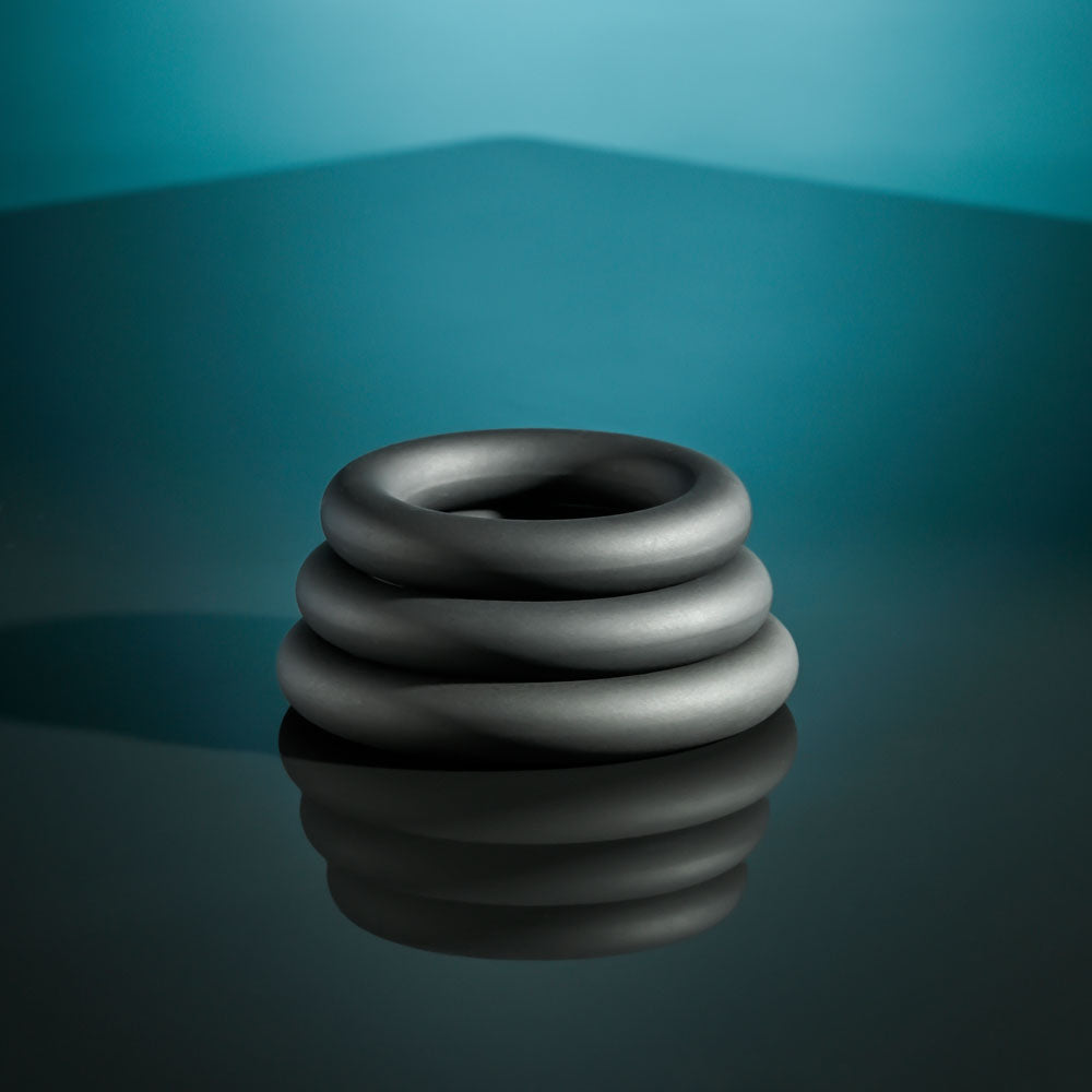 Selopa 3 Ring Circus 3-Piece Silicone Penis Ring Set Cockrings