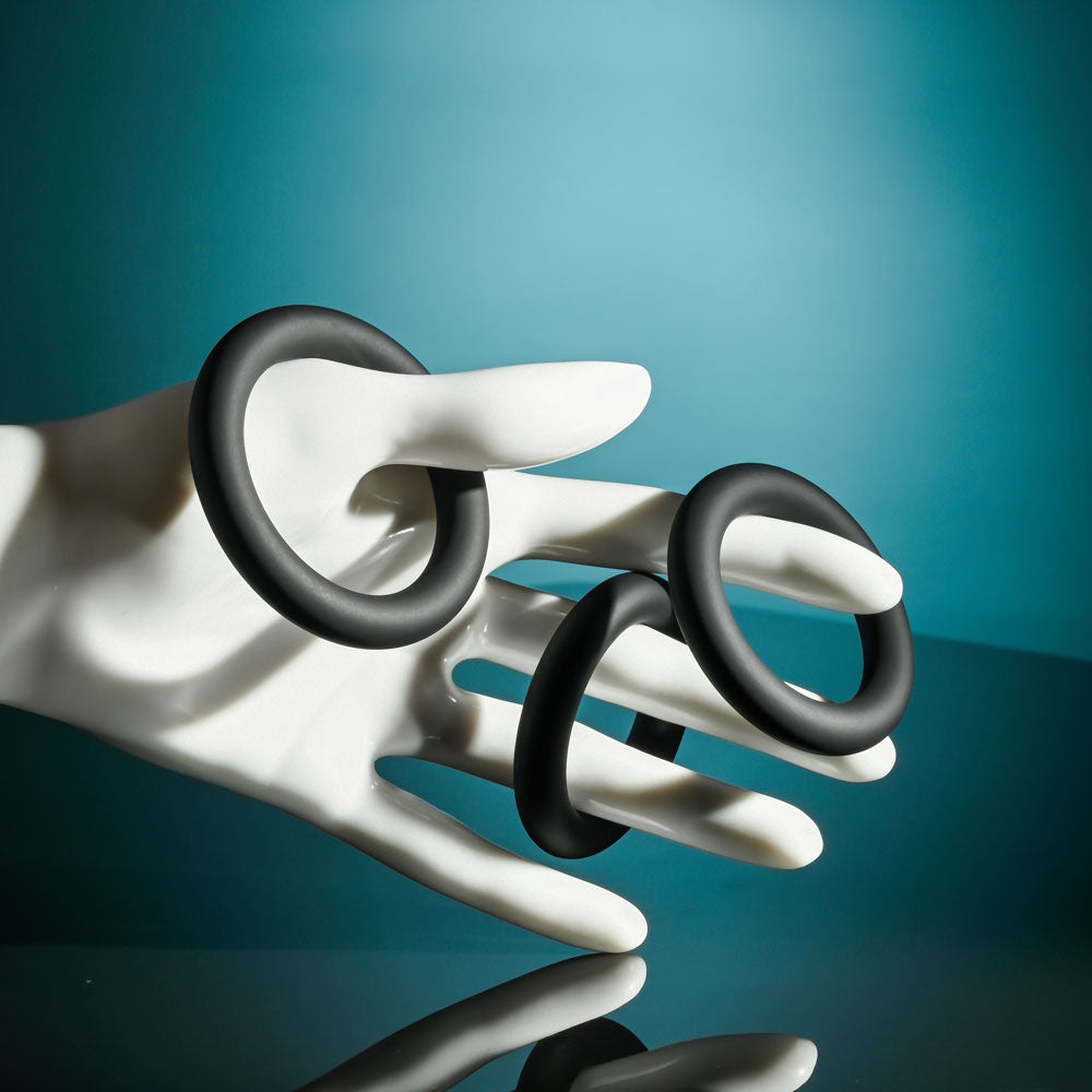 Selopa 3 Ring Circus 3-Piece Silicone Penis Ring Set > Cock Ring > Sets