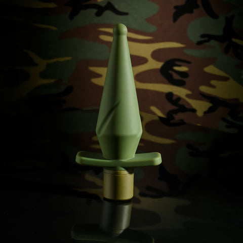Selopa The Private Vibrating Plug 13cm x 3.5cm Green Anal Toys & Stimulators