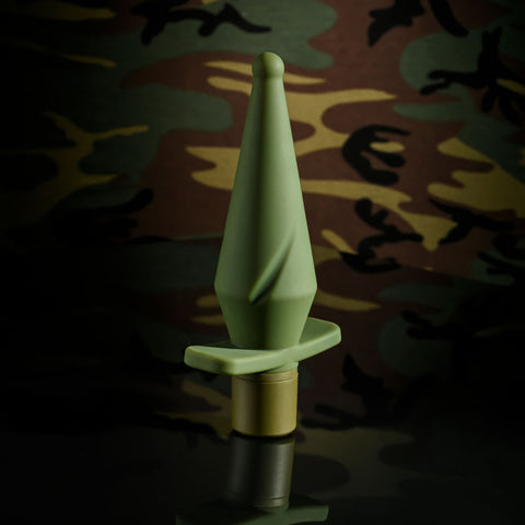 Selopa The Private Vibrating Plug 13cm x 3.5cm Green Anal Toys & Stimulators
