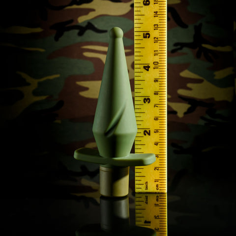 Selopa The Private Vibrating Plug 13cm x 3.5cm Green Anal Toys & Stimulators