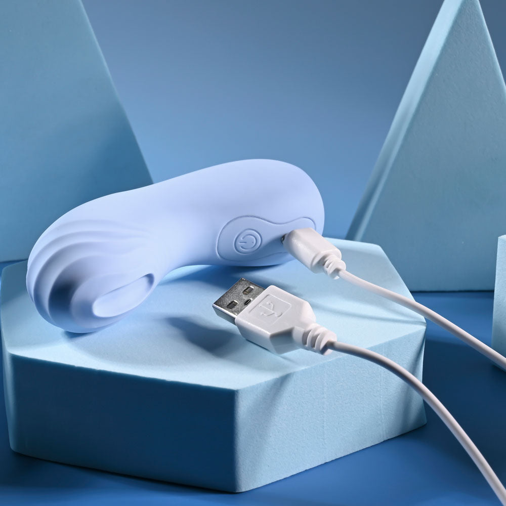 Selopa Good Point Hollow Vibrating Finger Stimulator Black Finger Stimulator