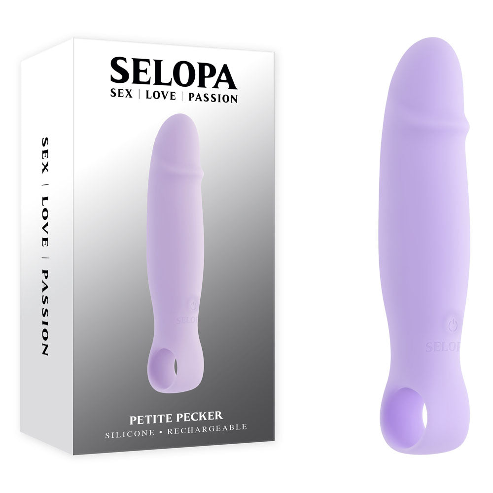 Selopa Petite Pecker – USB Rechargeable Mini Vibrator 11.7 cm Purple > Vibrators > Mini Vibrators