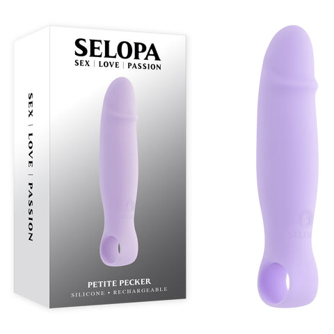 Selopa Petite Pecker – USB Rechargeable Mini Vibrator 11.7 cm Purple > Vibrators > Mini Vibrators