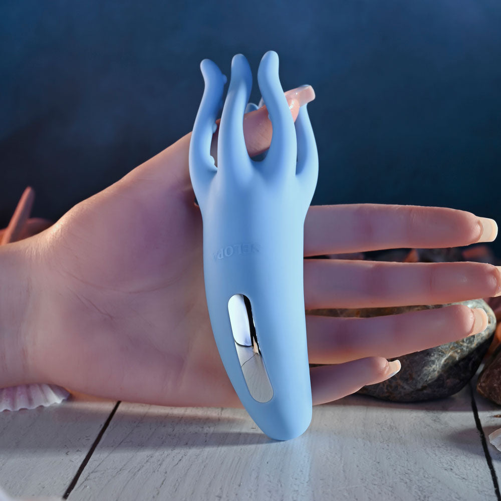Selopa Tentacle Tickler USB Rechargeable Vibrating Stimulator Purple STIMULATORS
