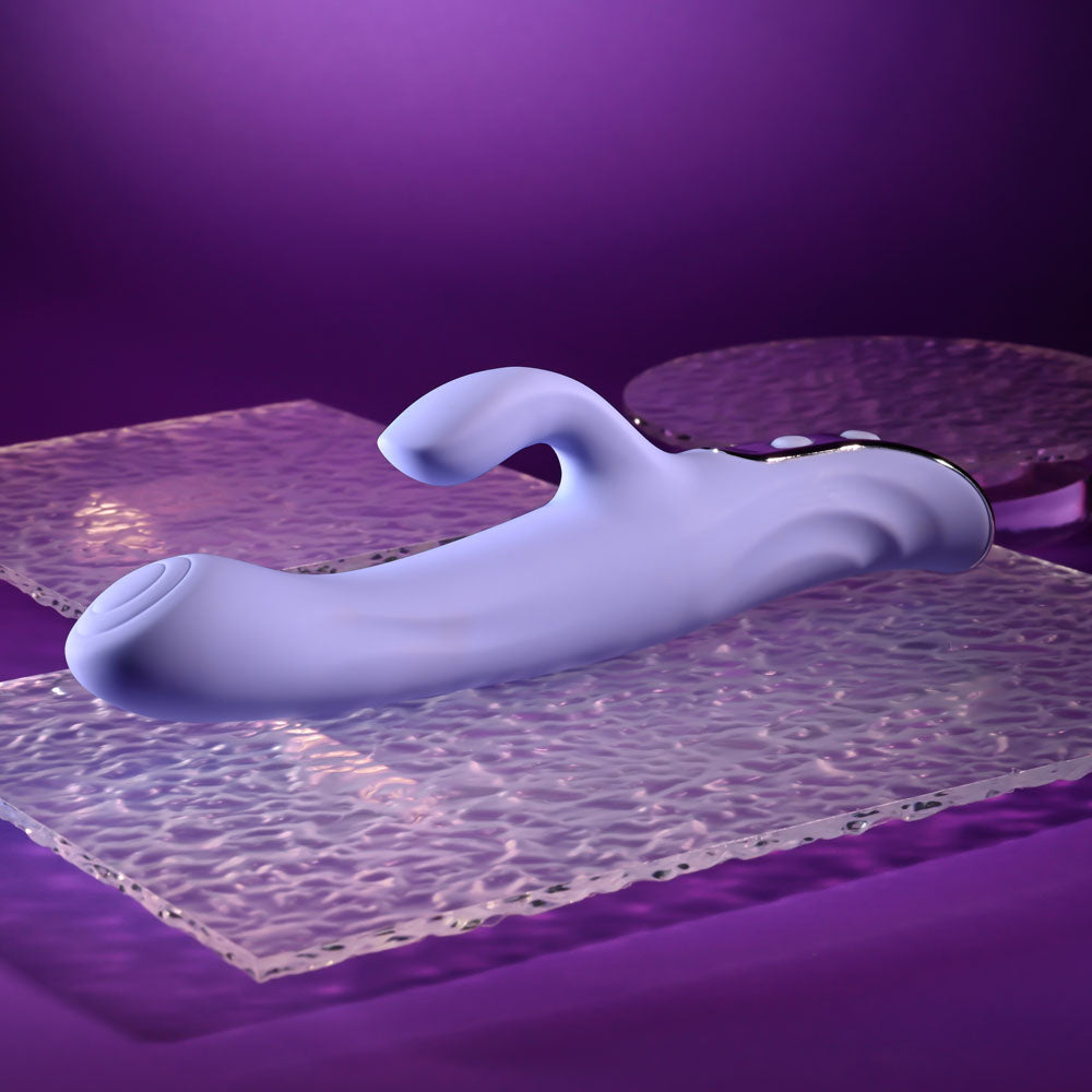 Lavender Love – Waterproof Dual Motor Rechargeable Flexible Vibrator VIBRATORS-RABBIT