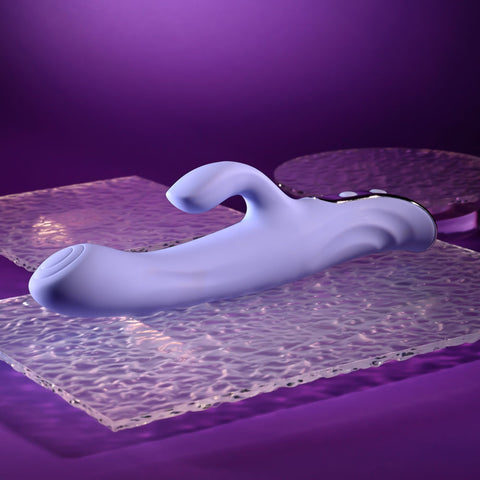 Lavender Love – Waterproof Dual Motor Rechargeable Flexible Vibrator VIBRATORS-RABBIT