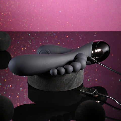 Selopa Triple Aces – USB Rechargeable Triple Stimulator Vibrator 19.7 cm > Vibrators > Ladies > Rabbit Multi