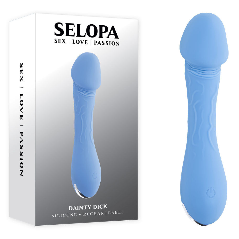 Dainty Dick Slim Silicone (Pink) – Slim Silicone Vibrator > Vibrators > Standard Vibrators