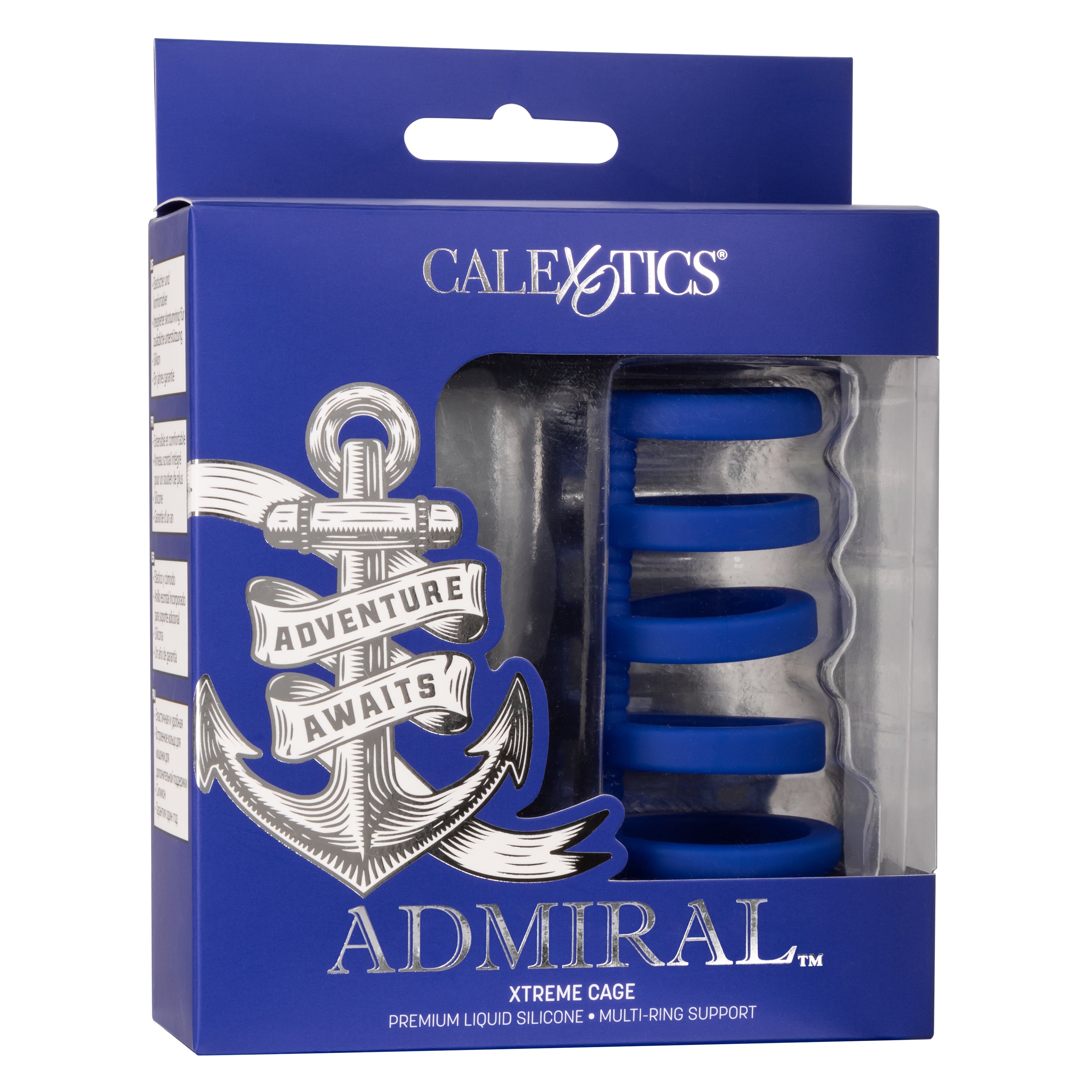 Admiral Xtreme Cage – Liquid Silicone Cock Cage > Bondage Gear > Male Chastity